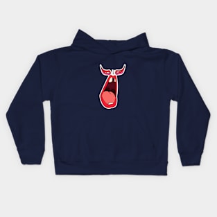 Horn Mouth Kids Hoodie